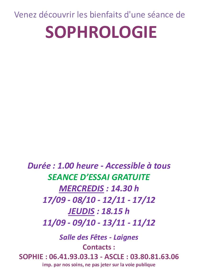 Affiche sophro laignes 2eme s 2025