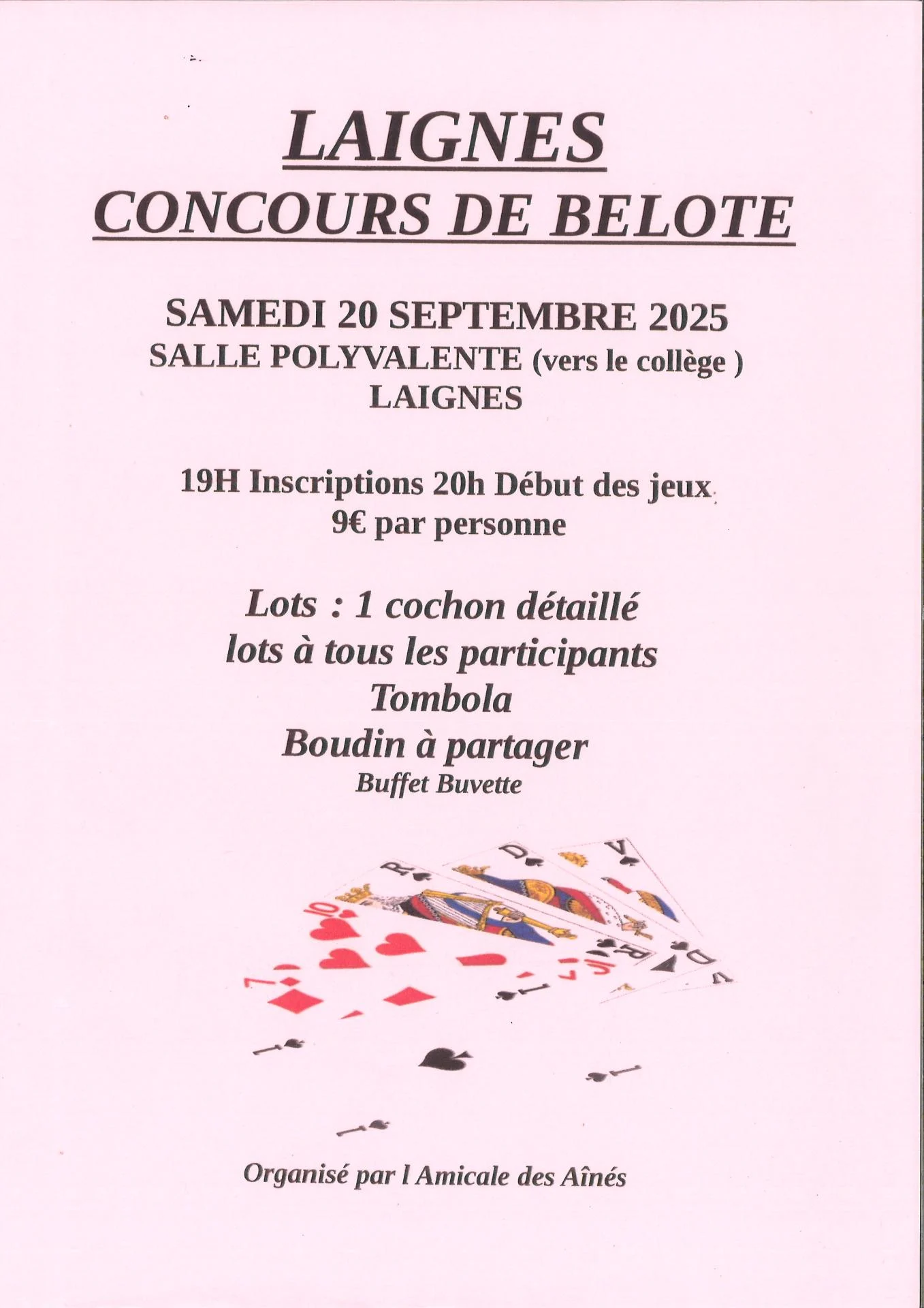Concours de belote